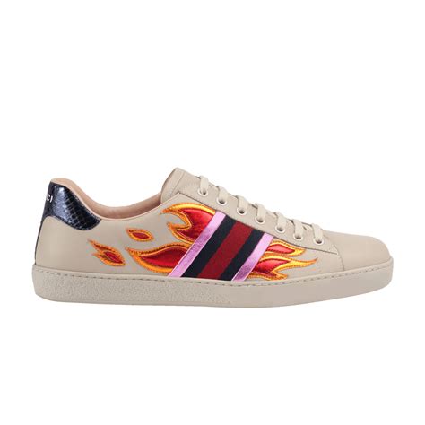 gucci ace flames goat